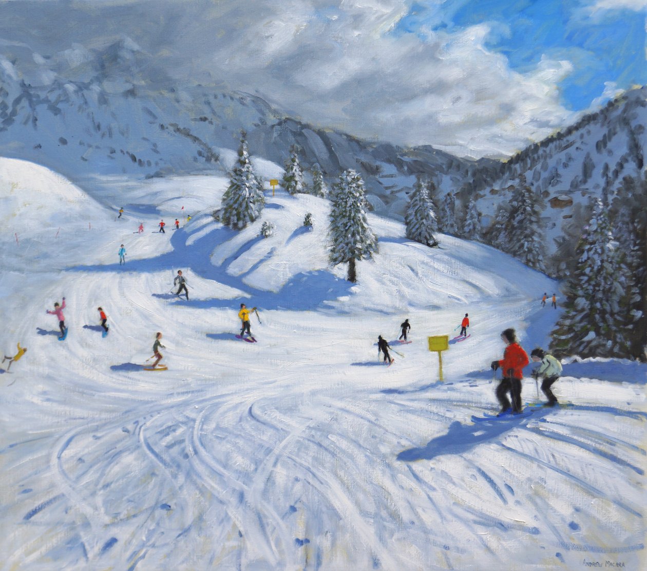 Hiihto, Kitzbühel, 2014, tekijältä Andrew Macara