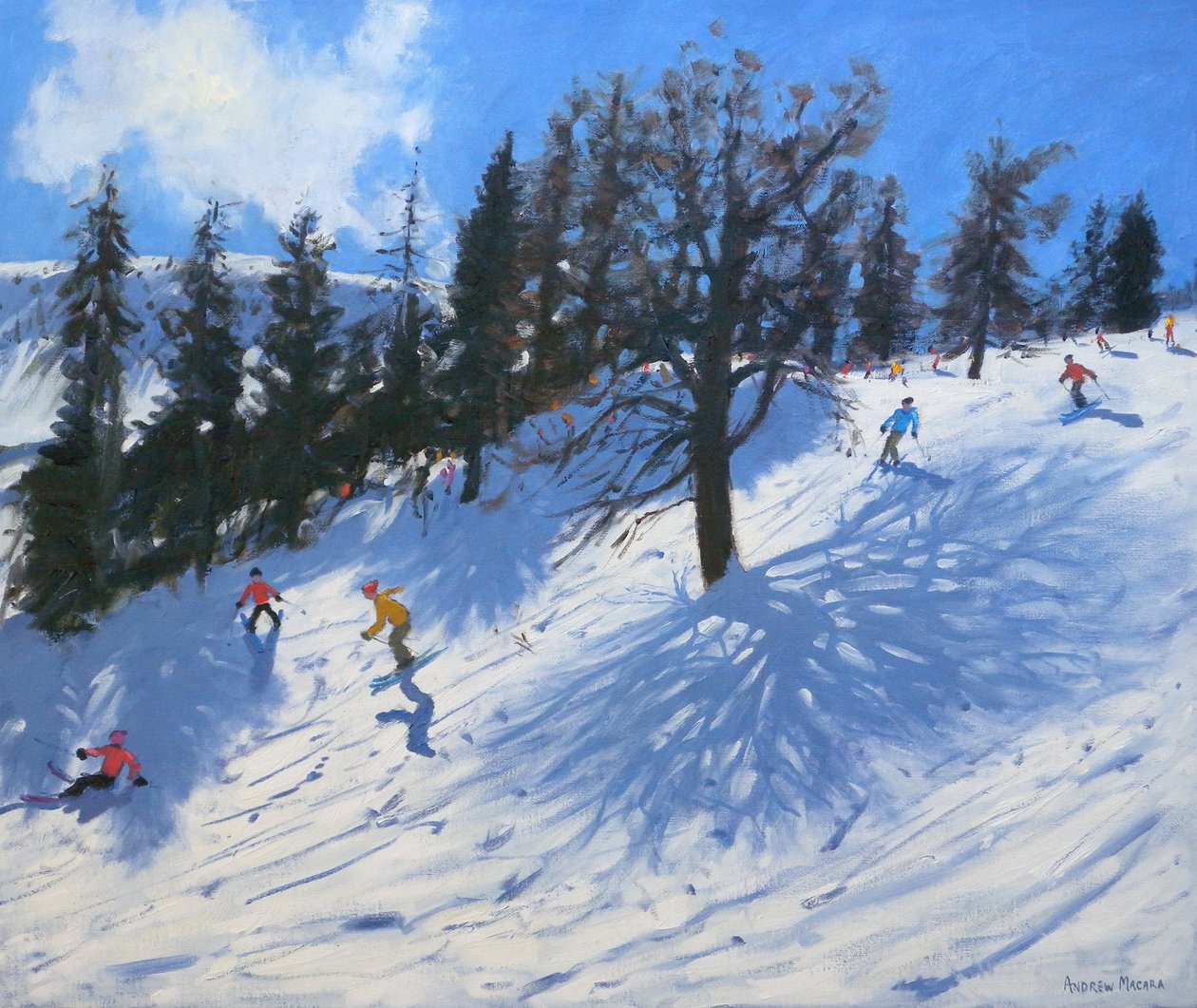 Keväthiihtäjiä, Verbier, 2010 tekijältä Andrew Macara