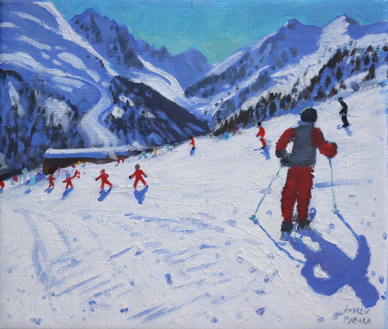 Hiihdonopettaja Mottaret, tekijältä Andrew Macara