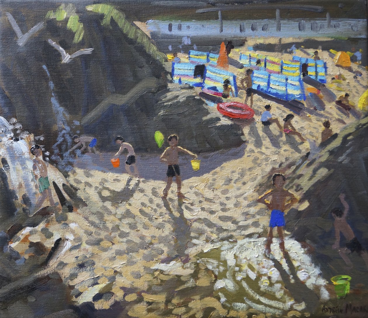 Vesiputous, Porthmeorin ranta, St Ives, tekijältä Andrew Macara