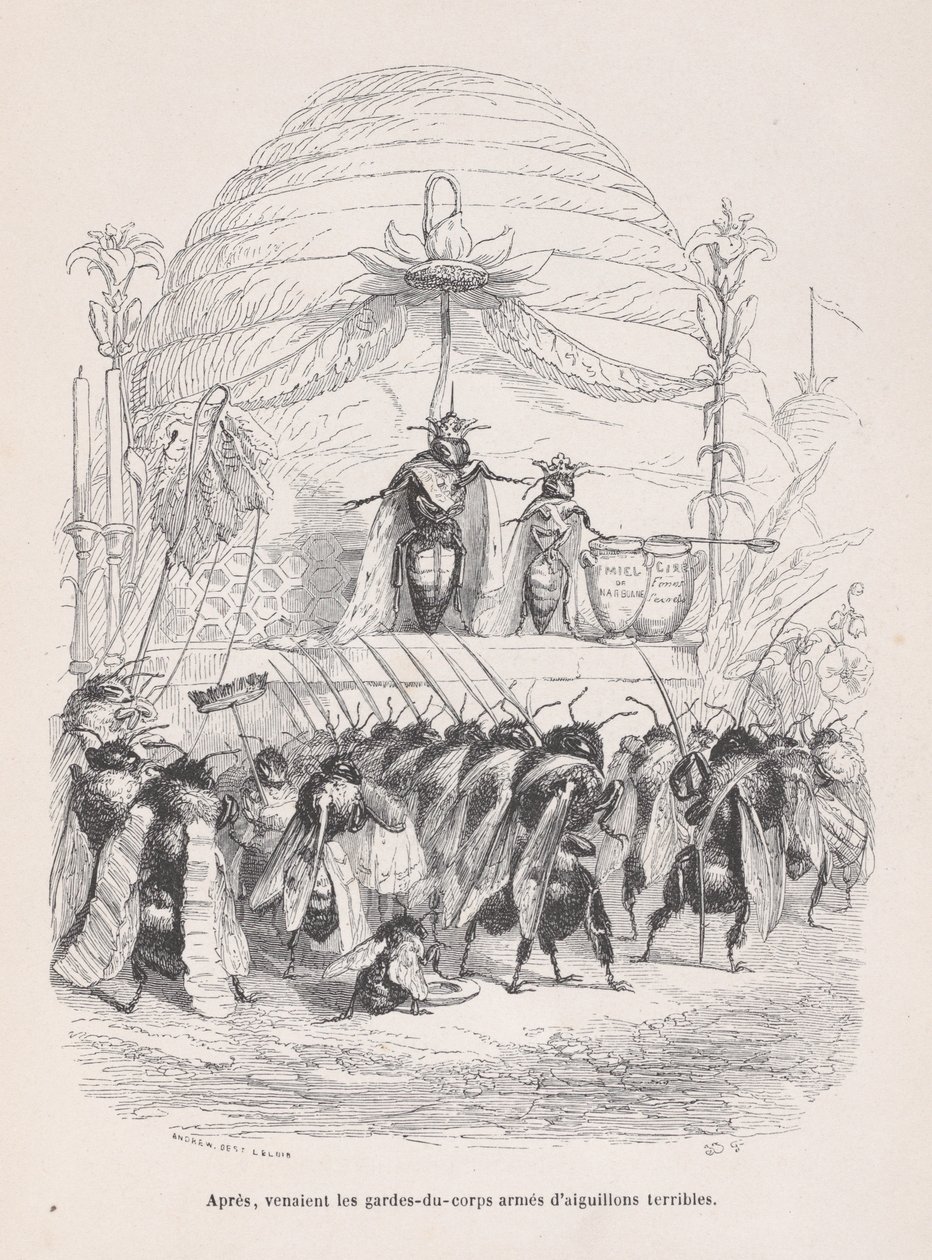 Sen jälkeen sisään tuli hirvittävillä pistoilla aseistautunut vartijoiden ruumis Scenes from the P:stä..., n. 1837-47. tekijältä Andrew Best Leloir