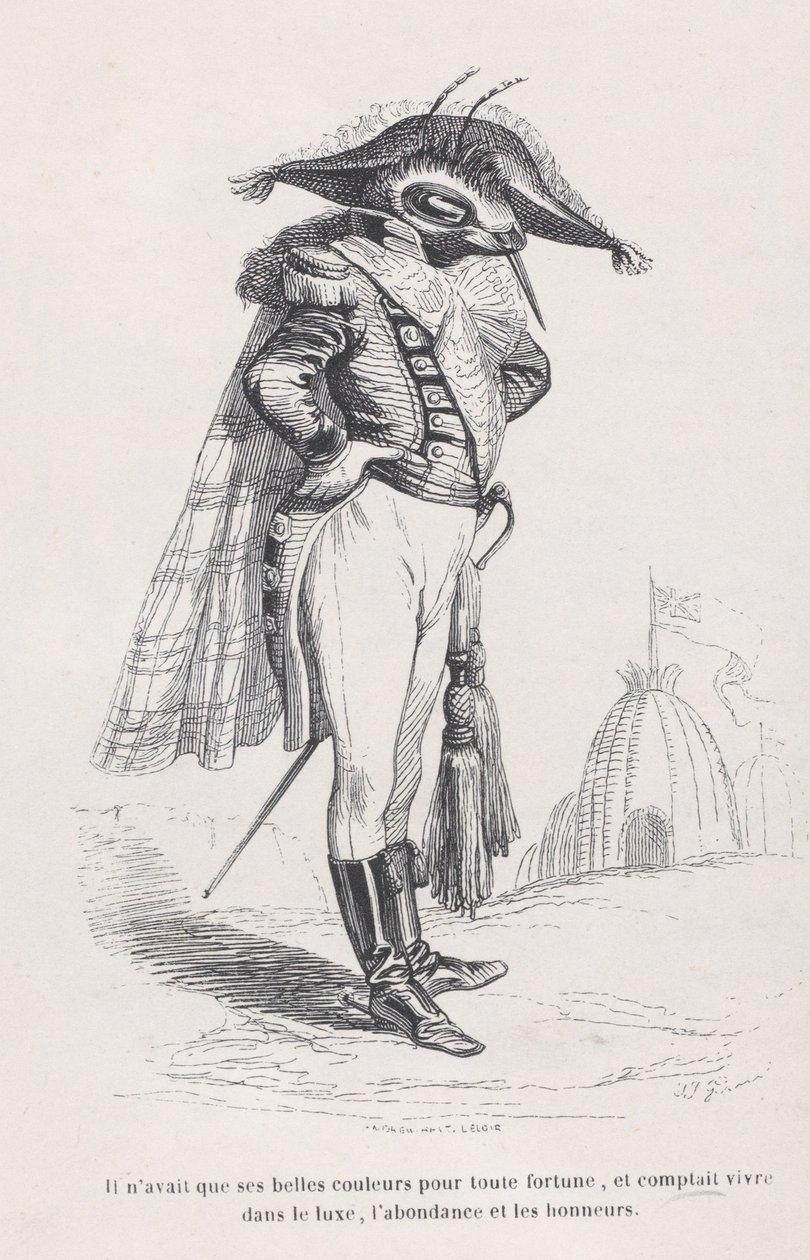 Hänellä oli vain hänen kauniit värinsä... Kohtauksista yksityisestä ja julkisesta elämästä..., n. 1837-47. tekijältä Andrew Best Leloir