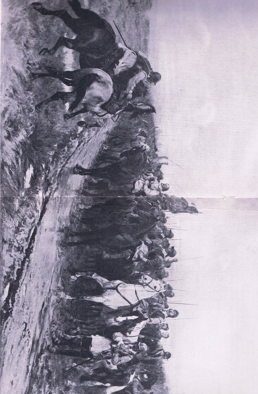 Cromwell Dunbarissa 3. syyskuuta 1650, kuva brittiläisistä taisteluista maalla ja merellä, 1915 tekijältä Andrew Carrick Gow