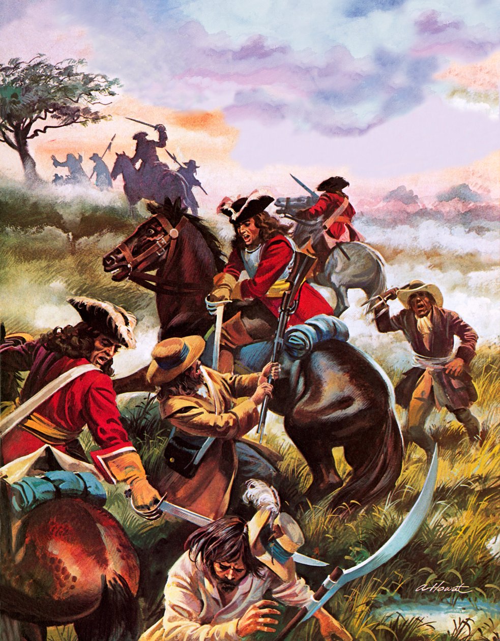 Sedgemoorin taistelu 1685 tekijältä Andrew Howat
