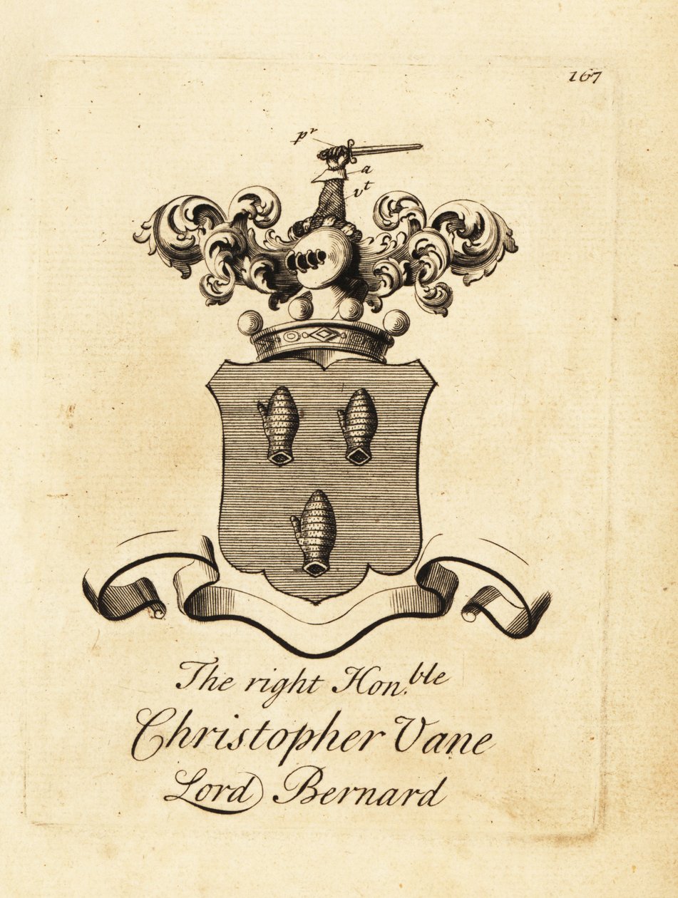 Oikeanpuoleisen Christopher Vanen, Lord Bernardin vaakuna tekijältä Andrew Johnston