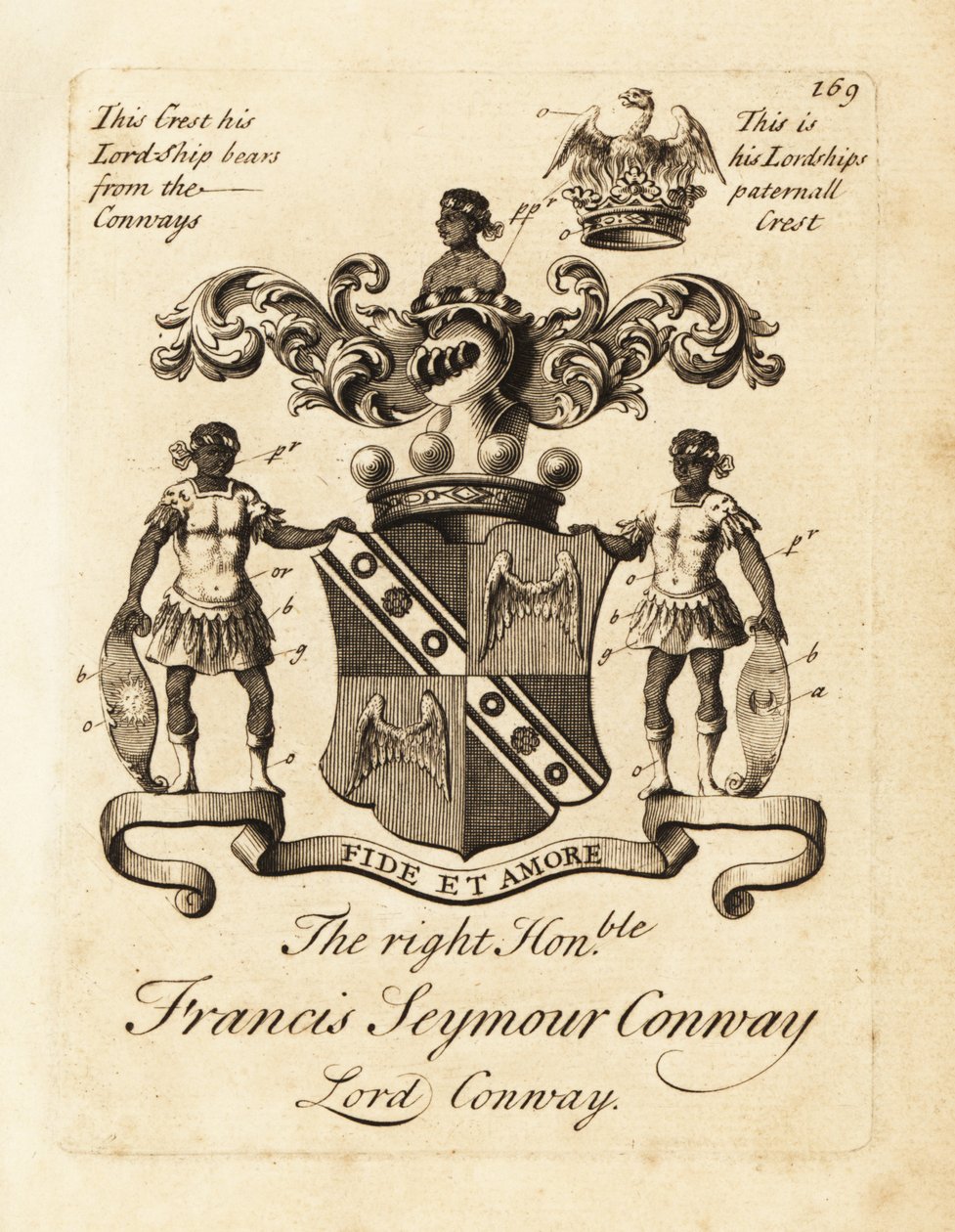 Oikeiston vaakuna, kunnianarvoisa Francis Seymour Conway, Lord Conway tekijältä Andrew Johnston