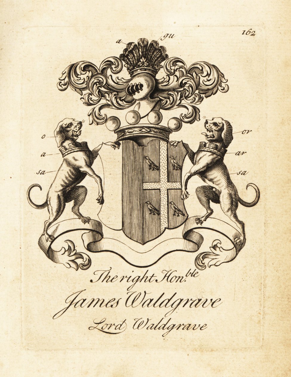 Oikeiston vaakuna, kunnianarvoisa James Waldgrave, Lord Waldgrave tekijältä Andrew Johnston