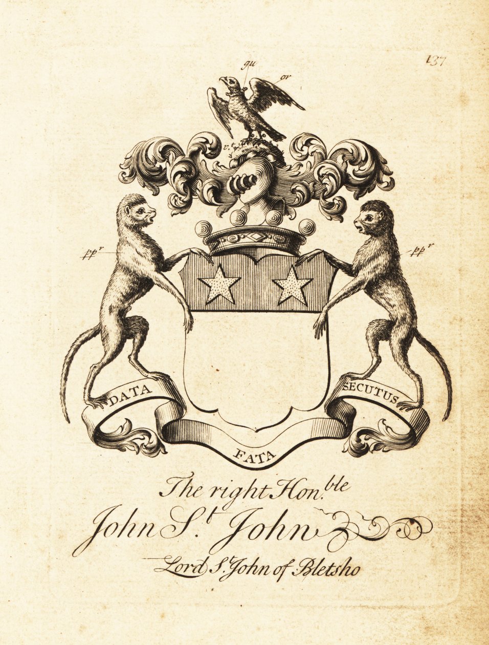 Oikeanpuoleisen vaakuna Honorable John St tekijältä Andrew Johnston
