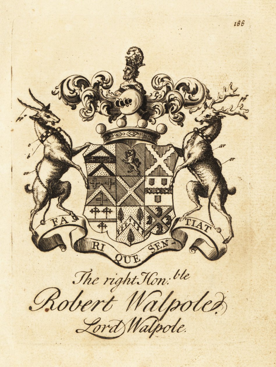 Oikeuskunnan vaakuna, kunnianarvoisa Robert Walpole, Lord Walpole, Orfordin toinen jaarl tekijältä Andrew Johnston