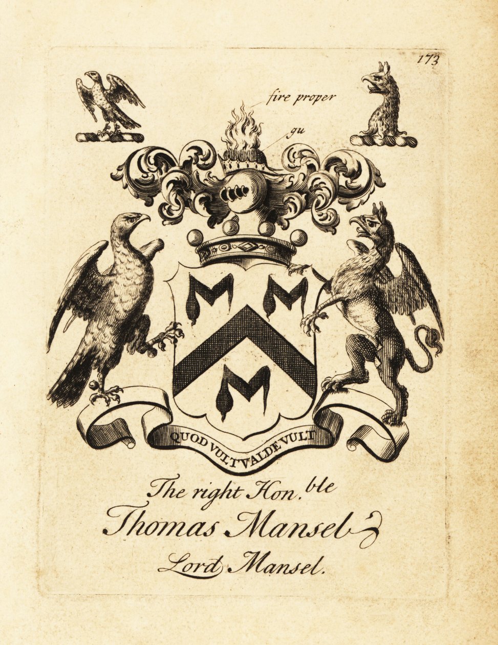 Oikeiston vaakuna, kunnianarvoisa Thomas Mansel, Lord Mansel tekijältä Andrew Johnston