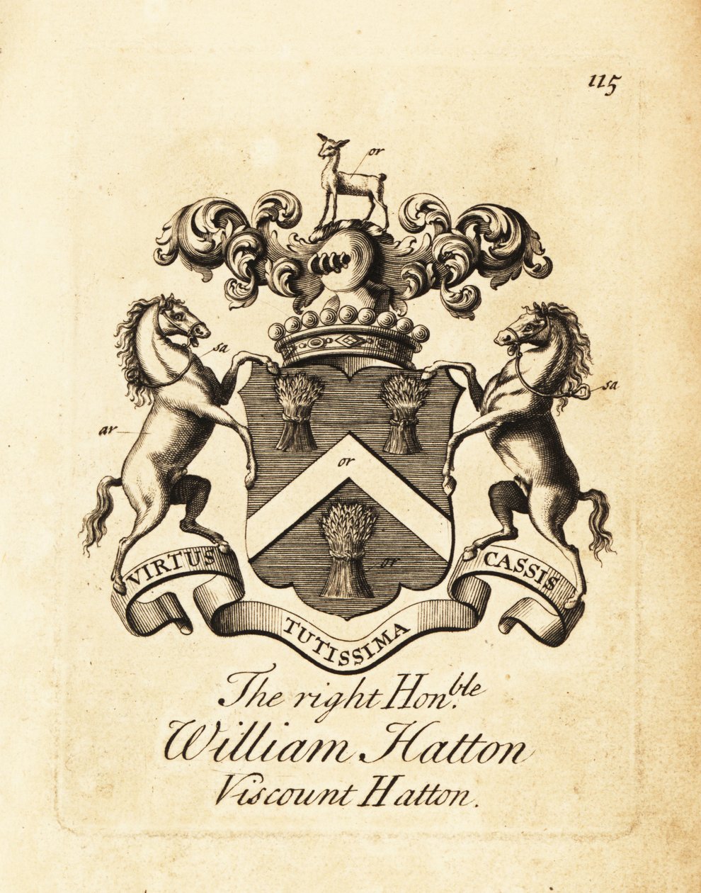 Oikeiston vaakuna, kunnianarvoisa William Hatton tekijältä Andrew Johnston