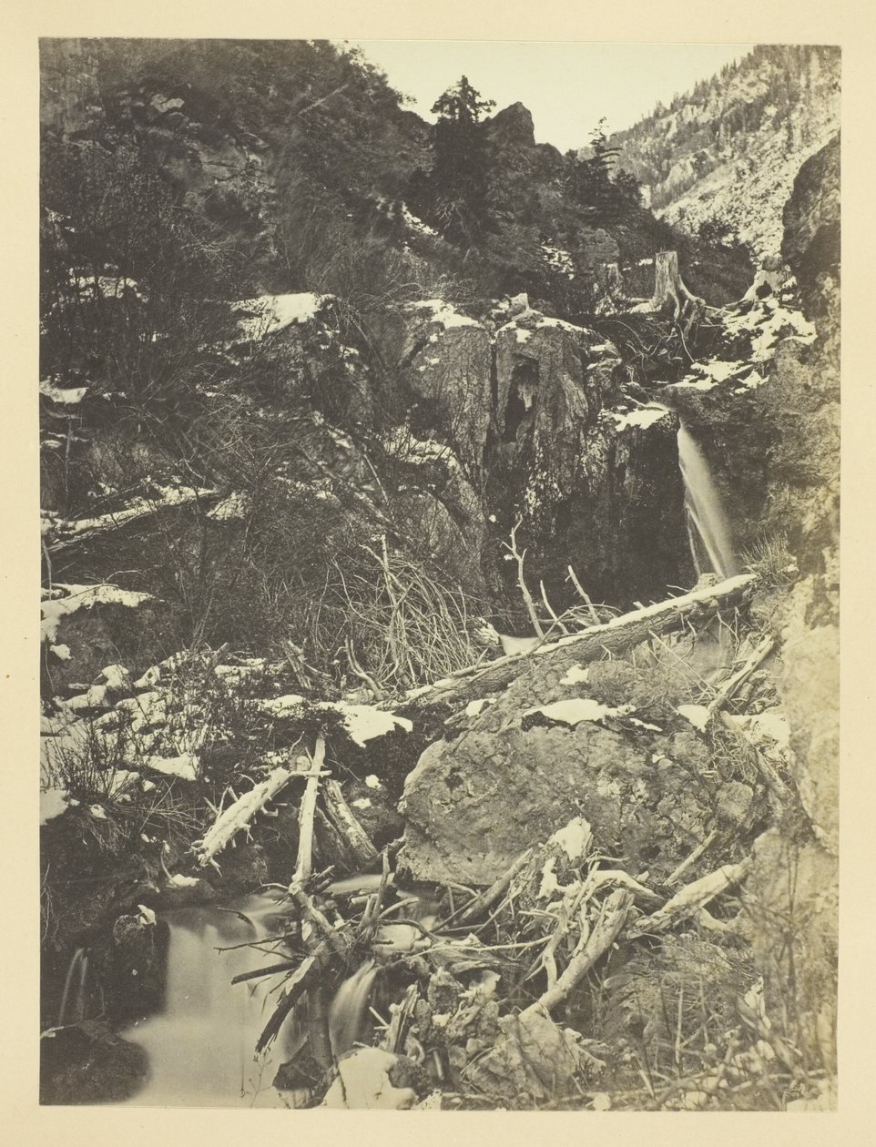 City Creek Canon, Wasatch Mountains, Salt Lake Valley tekijältä Andrew Joseph Russell