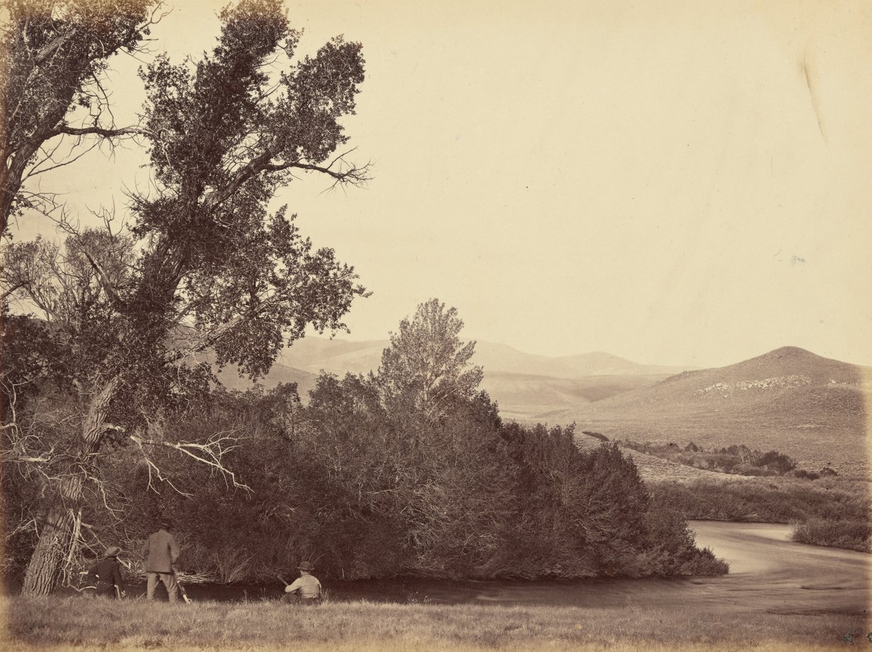 Lautanen 20. Laramie-joen lähde, 1869 (kuva). tekijältä Andrew Joseph Russell