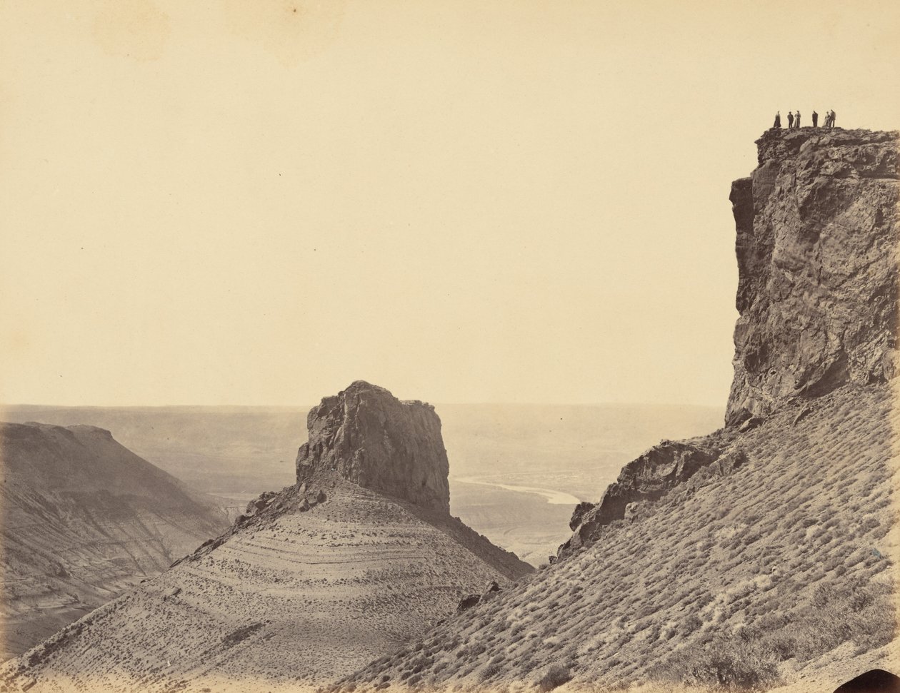 Lautanen 23. Green Riverin vuorilla,1869 (kuva) tekijältä Andrew Joseph Russell