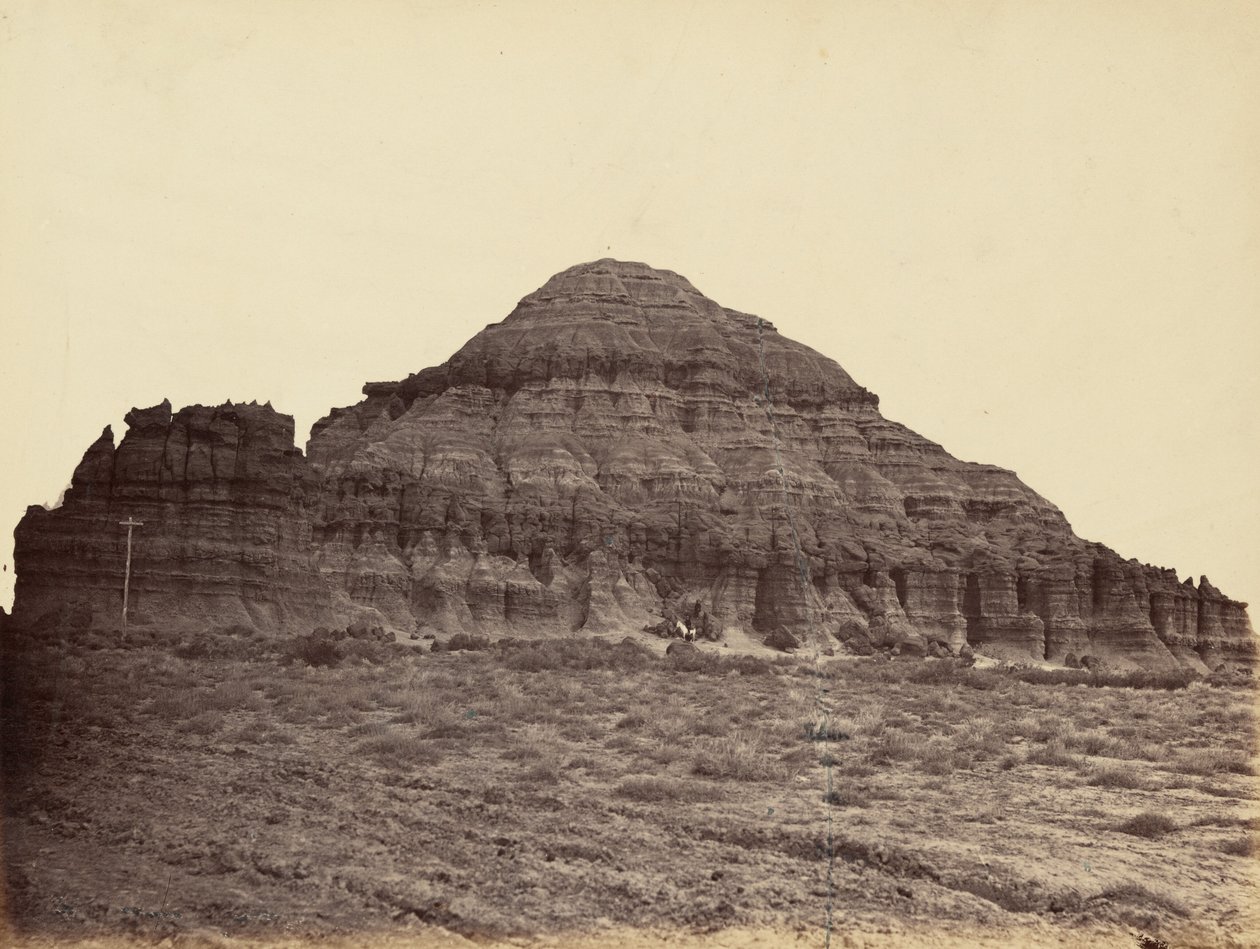 Lautanen 26. Church Buttes,1869 (kuva) tekijältä Andrew Joseph Russell