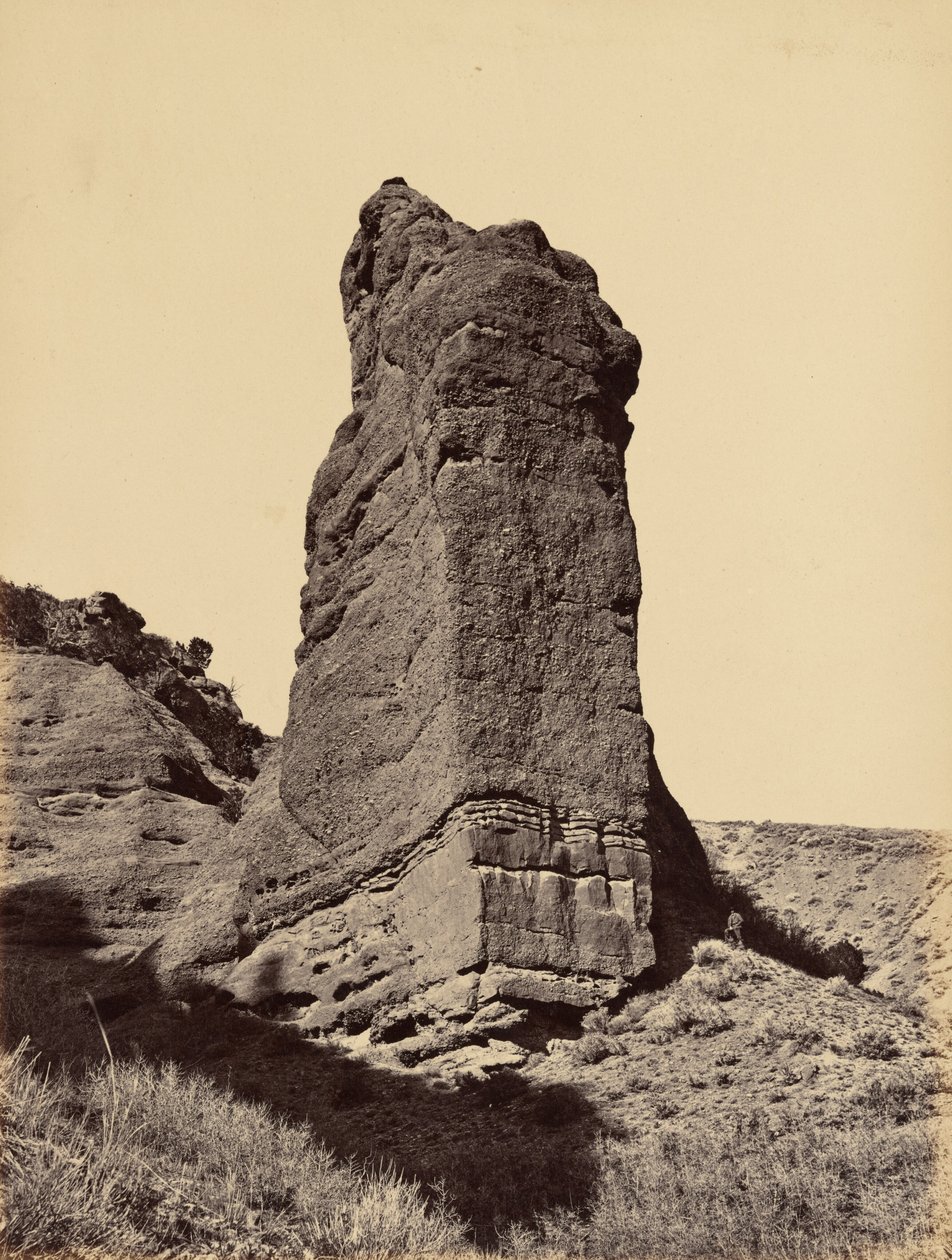 Lautanen 31. Monumenttikallio, Echo Canonin suu, 1869 (kuva). tekijältä Andrew Joseph Russell