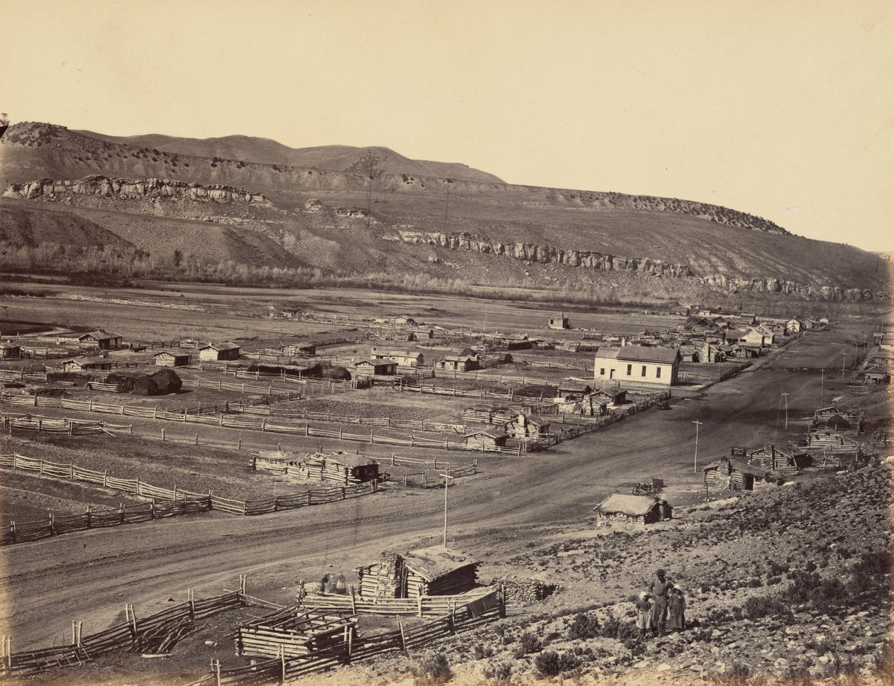 Lautanen 36. Coalville, Weberin laakso,1869 (kuva). tekijältä Andrew Joseph Russell