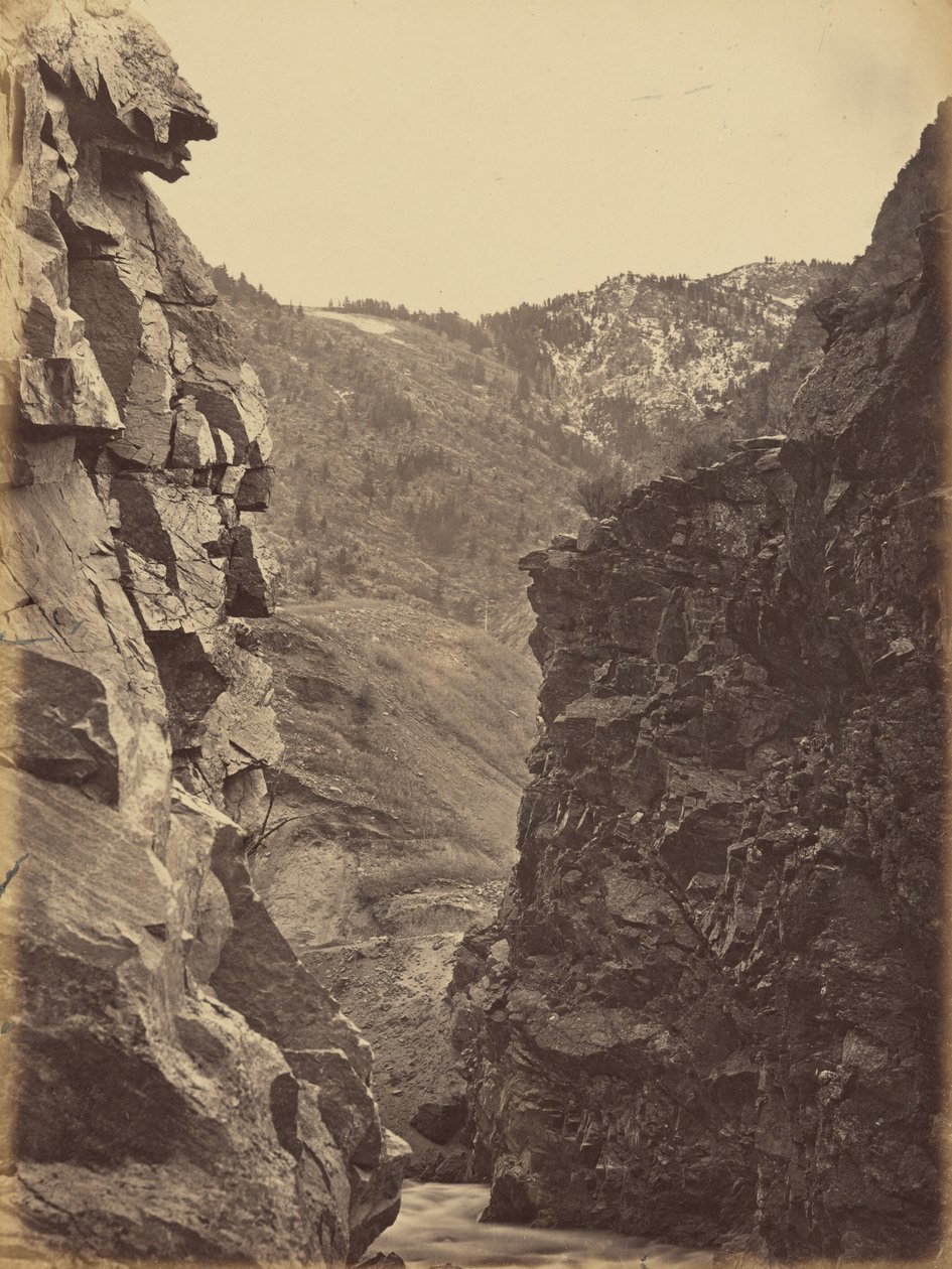 Lautanen 40. Paholaisen portti, Weber Canon,1869 (kuva). tekijältä Andrew Joseph Russell