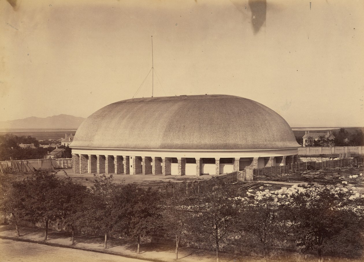 Lautanen 50. Suuri mormonien tabernaakkeli,1869 (kuva). tekijältä Andrew Joseph Russell