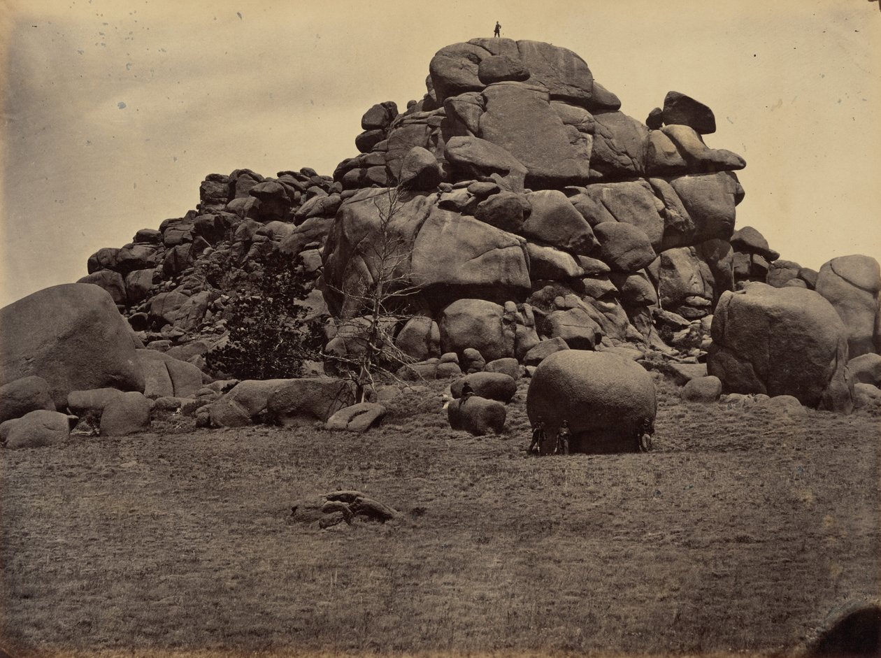 Lautanen 6. Skull Rock,1869 (kuva) tekijältä Andrew Joseph Russell