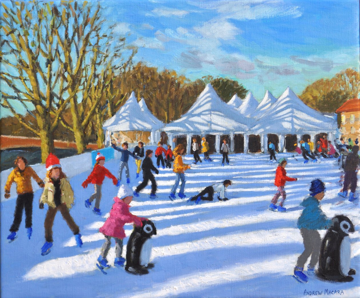 Valoisa aamu, Hampton Court Palacen jäähalli, Lontoo, 2018, tekijältä Andrew Macara
