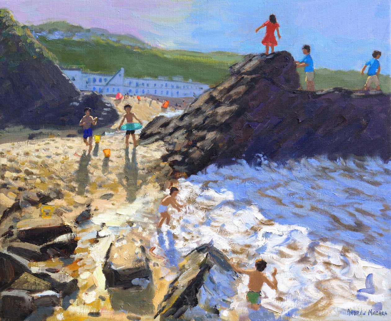 Kiipeily kallioilla, St Ives, tekijältä Andrew Macara