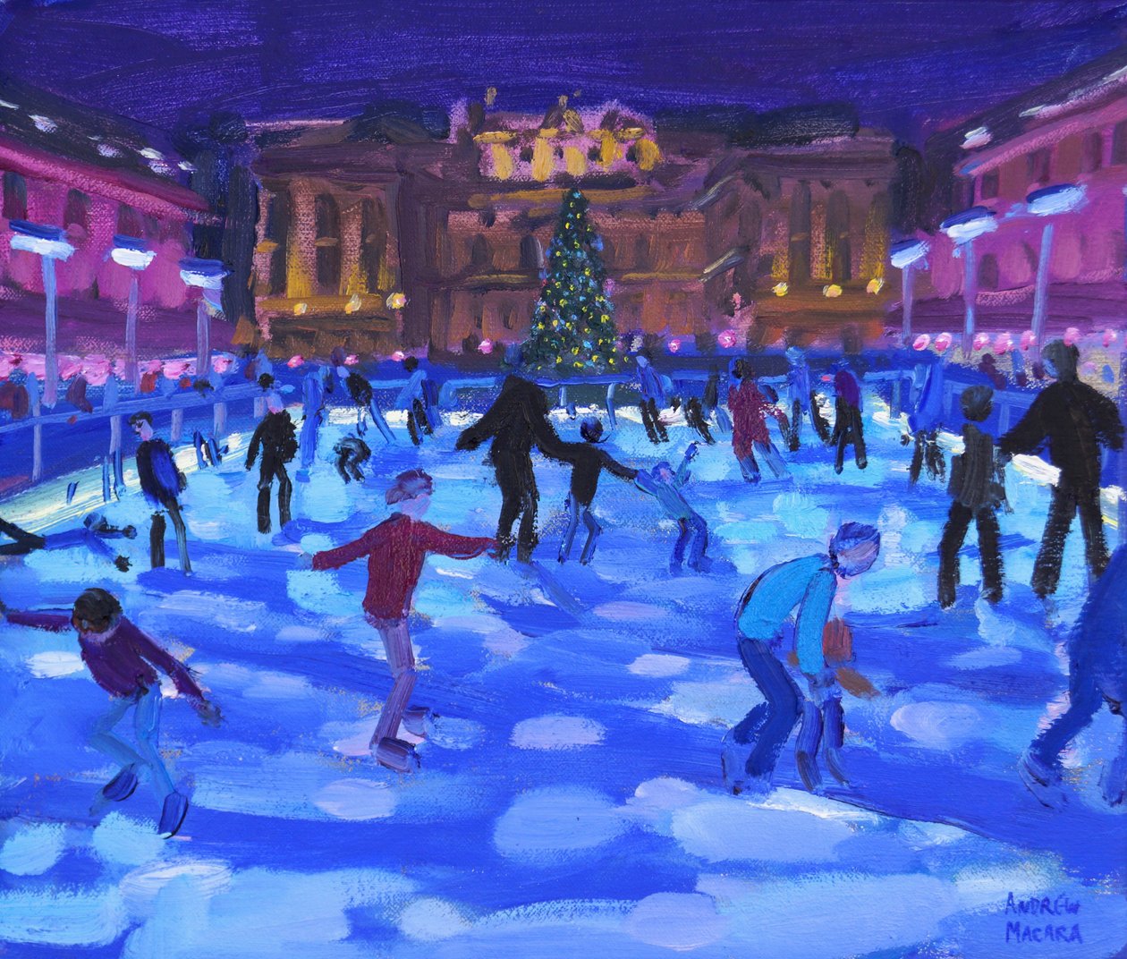 Iltaluistelijat, Somerset House, 2015, tekijältä Andrew Macara