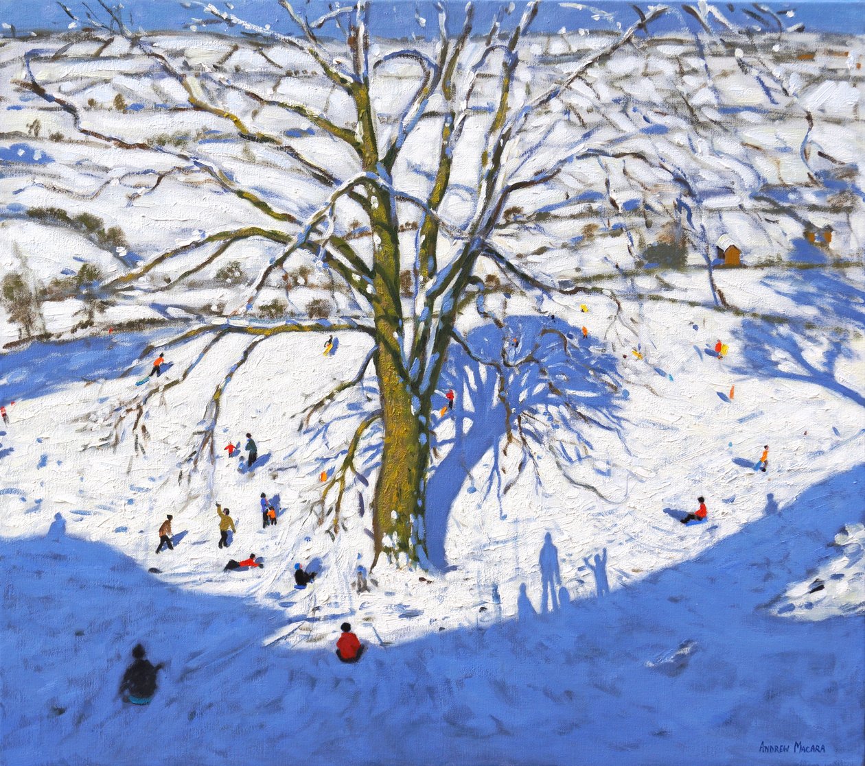 Hillside, Elton, lähellä Rowsleyä, Chatsworth, Derbyshire. (Uudelleentyöstetty) 2017 tekijältä Andrew Macara