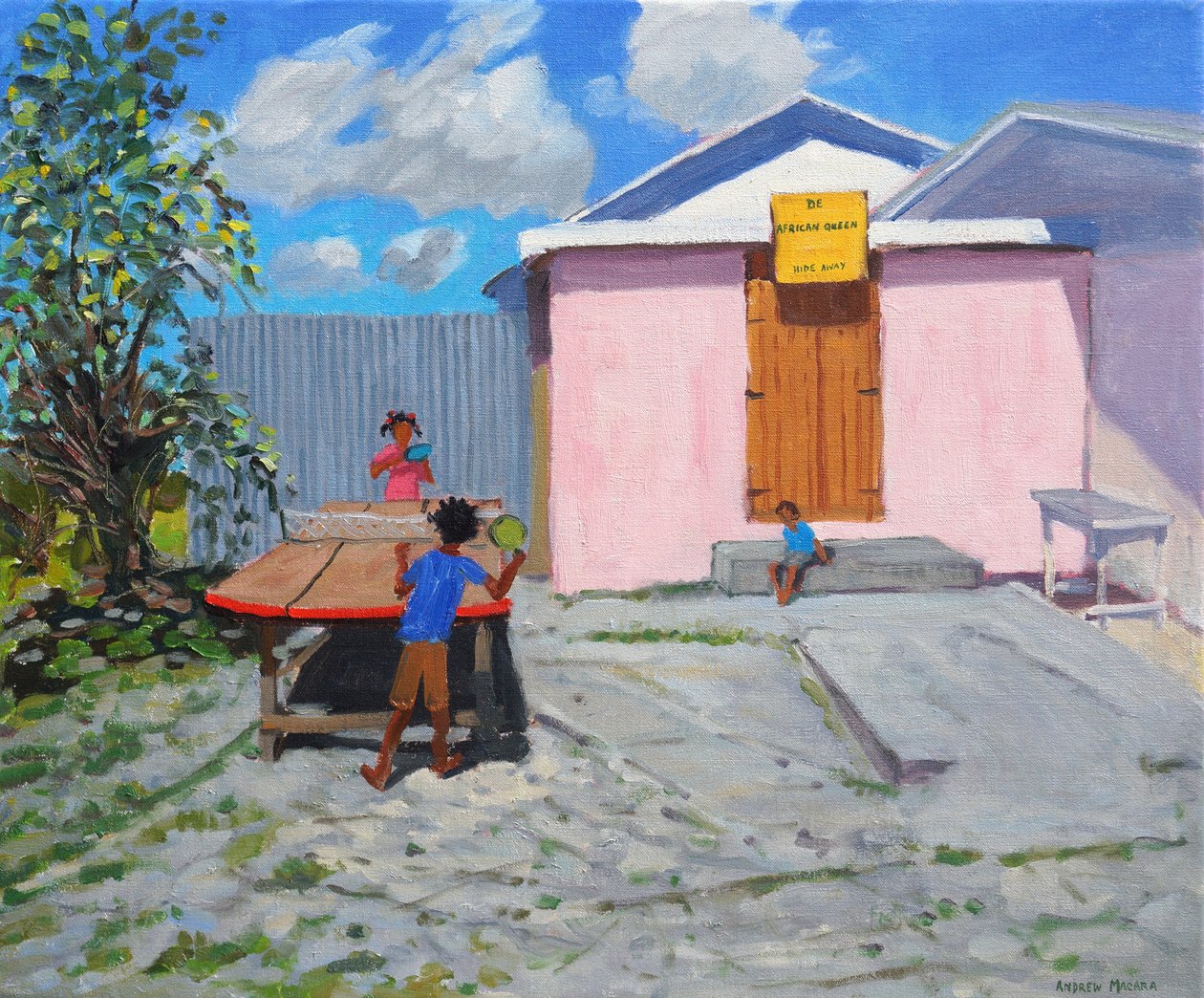 Ping Pong, De African Queen Hideaway, Barbados.2012, tekijältä Andrew Macara
