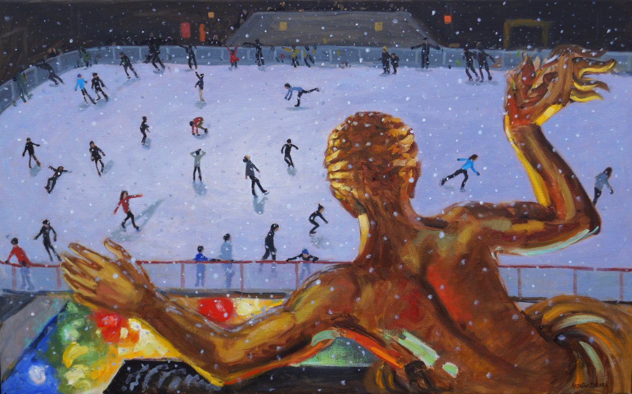 Prometheus, Rockefeller-jäähalli, New York. 2018 tekijältä Andrew Macara
