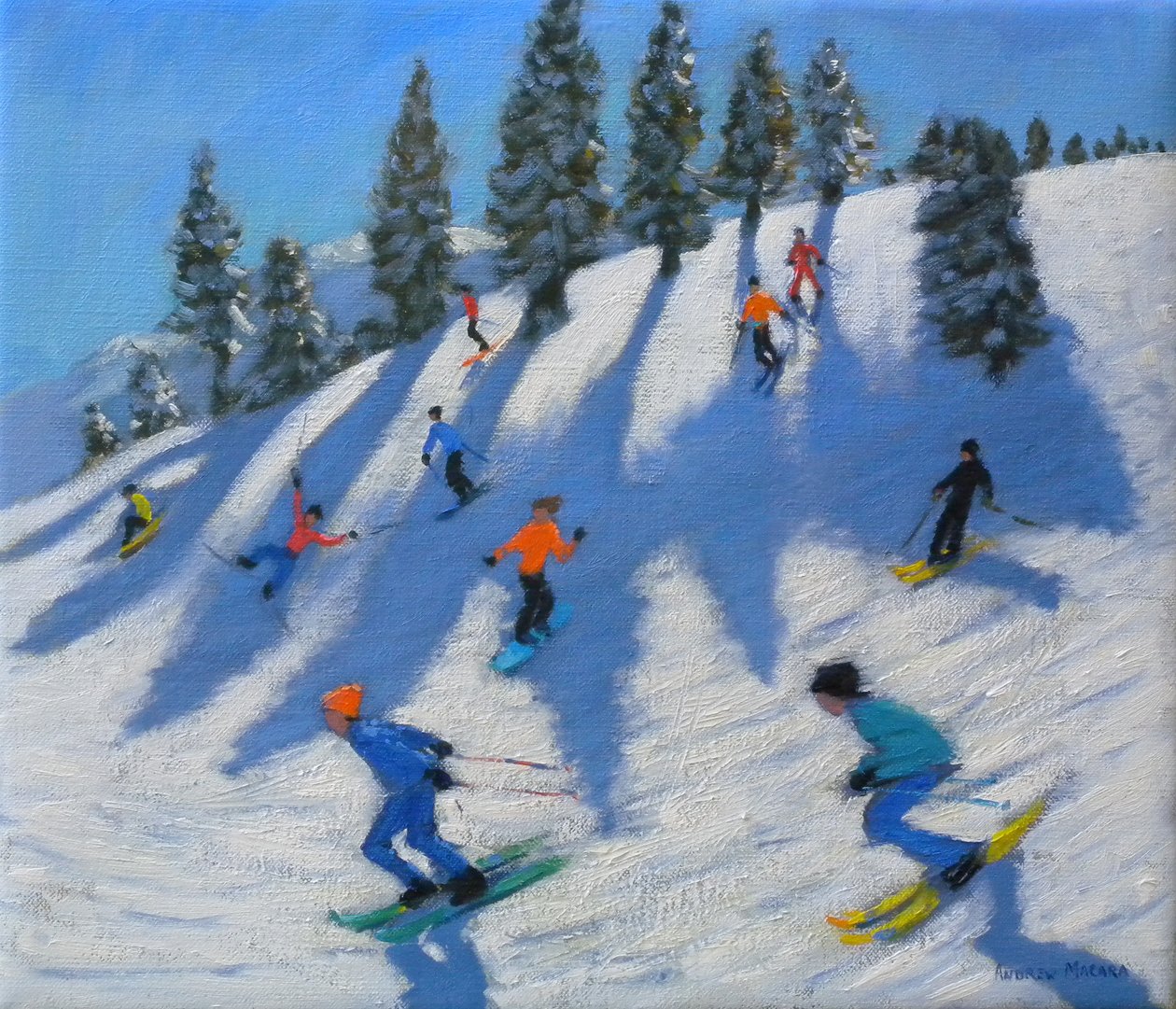 Hiihtäjät, Lofer, 2010 tekijältä Andrew Macara