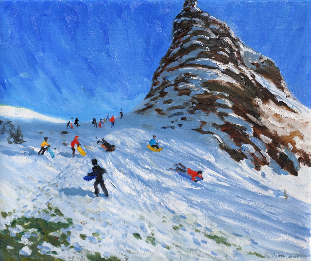 Kelkkailu, Chrome Hill, Derbyshire, Peak; Piiri; tekijältä Andrew Macara