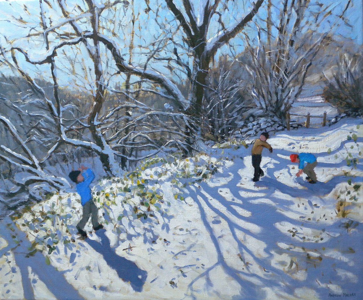Lumipallotaistelu, 2007 tekijältä Andrew Macara