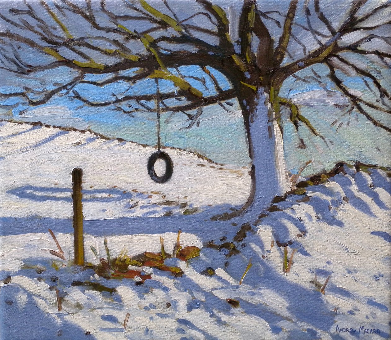 Swing, 2011 (öljy kankaalle) tekijältä Andrew Macara