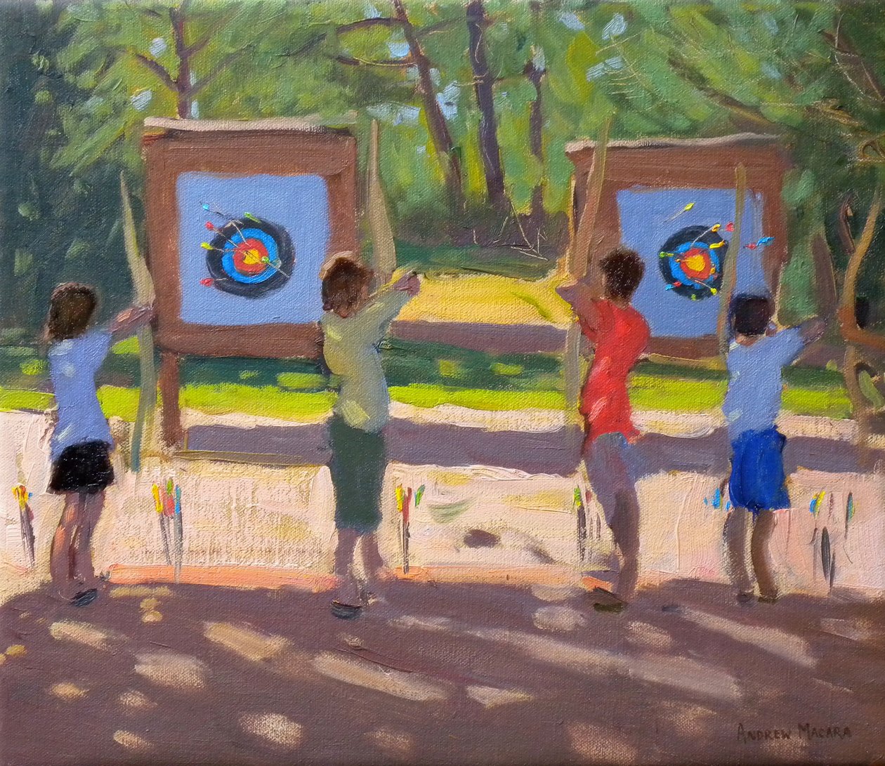 Nuoret jousimiehet, 2012 tekijältä Andrew Macara