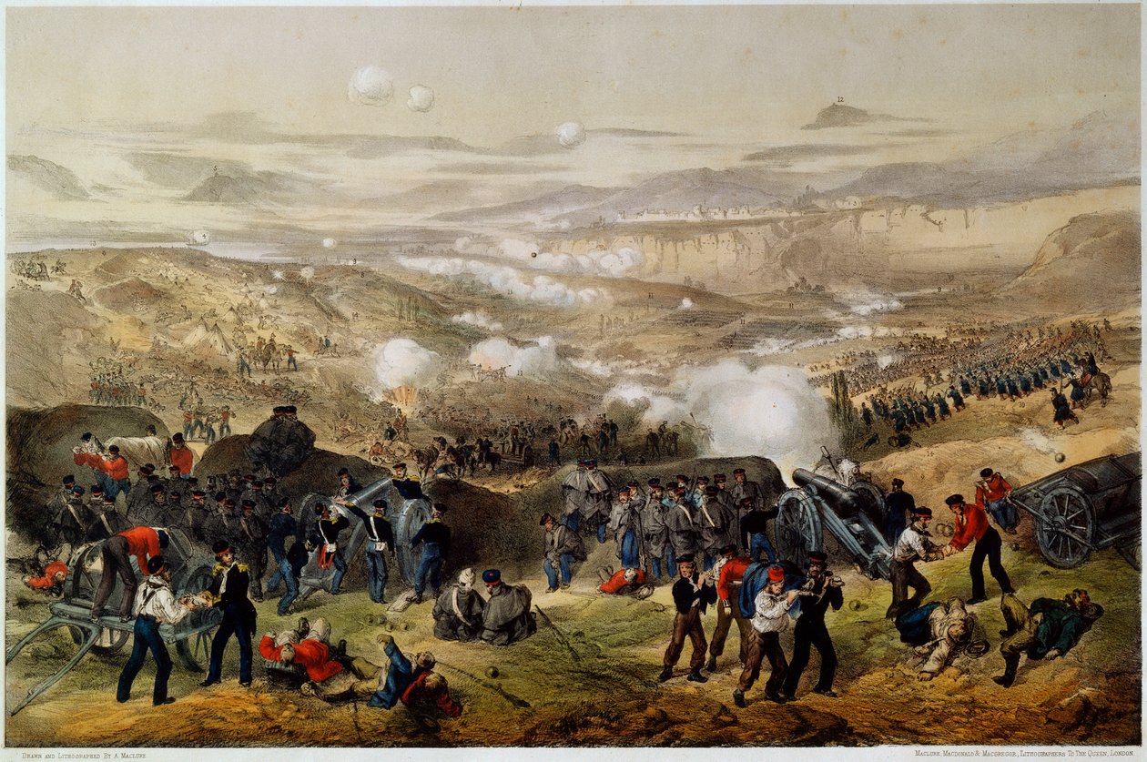Inkermanin taistelu 5.11.1854,1855. tekijältä Andrew Maclure