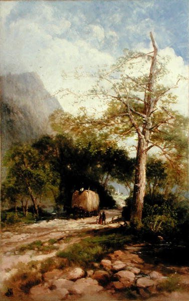 Kesä Lehigh Valleyssa, Pennsylvaniassa (öljy kankaalle) tekijältä Andrew Melrose