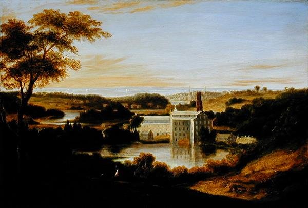 Tingnan ang malapit sa Bridgeport, Connecticut (oil on canvas)finn tekijältä Andrew Richardson
