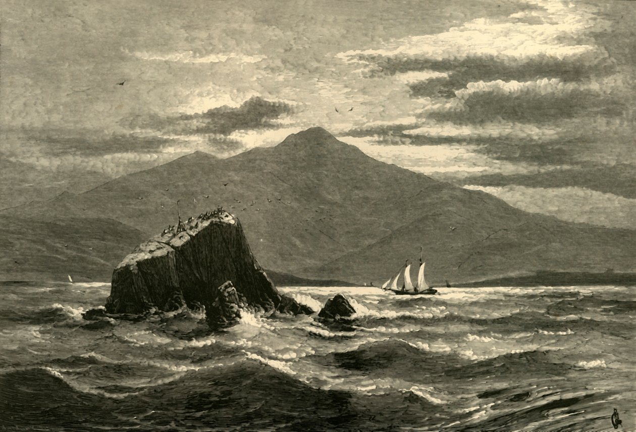 "Mount Tamalpais ja punainen kuisti", 1872. tekijältä Andrew Varick Stout Anthony