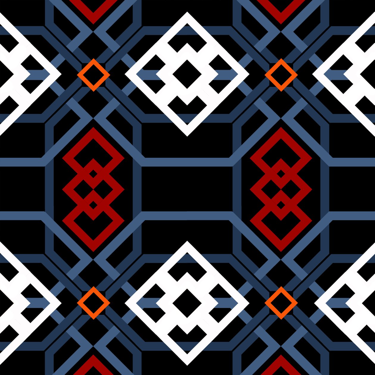 Andalusialainen geometria, 2018, digitaalinen tekijältä Andrew Watson