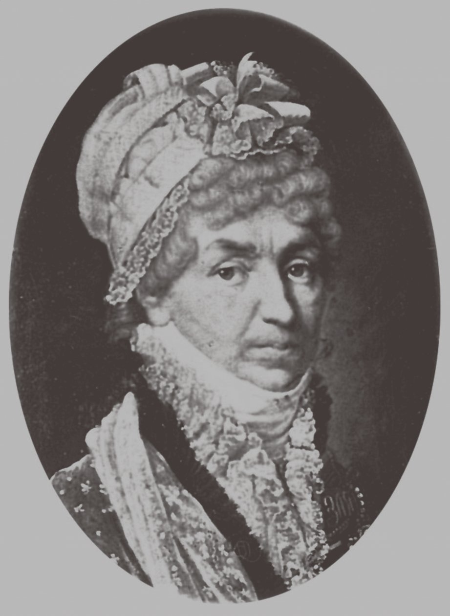 Prinsessa Natalya Petrovna Galitzinen muotokuva 1741-1837, 1870 tekijältä Andrey Mikhaylovich Lushev