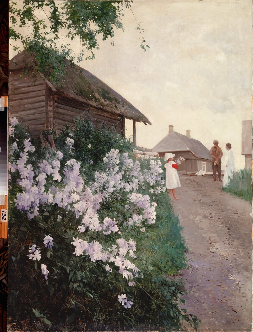 Maalaistalo Suomessa - Andrei Nikolajevitš Shilderin (1861-1919) maalaus, öljy kankaalle - venäläistä taidetta tekijältä Andrey Nikolayevich Shilder