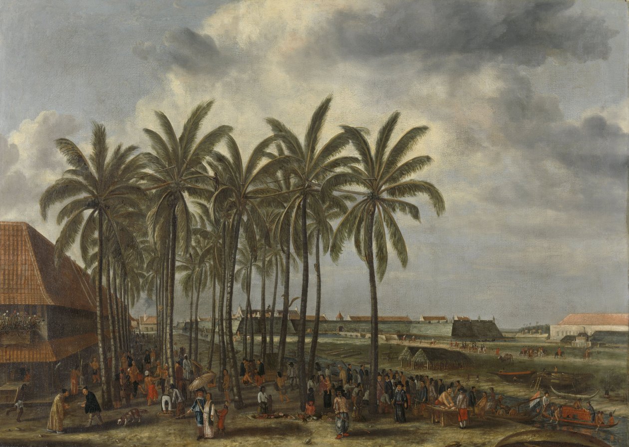 Batavian linna, 1661 tekijältä Andries Beeckman
