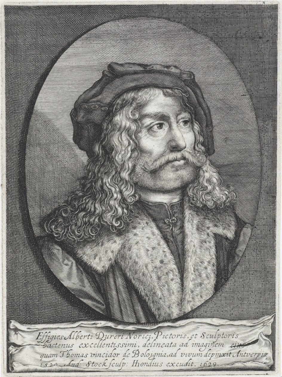 Albrecht Durerin muotokuva tekijältä Andries Jacobsz. Stock
