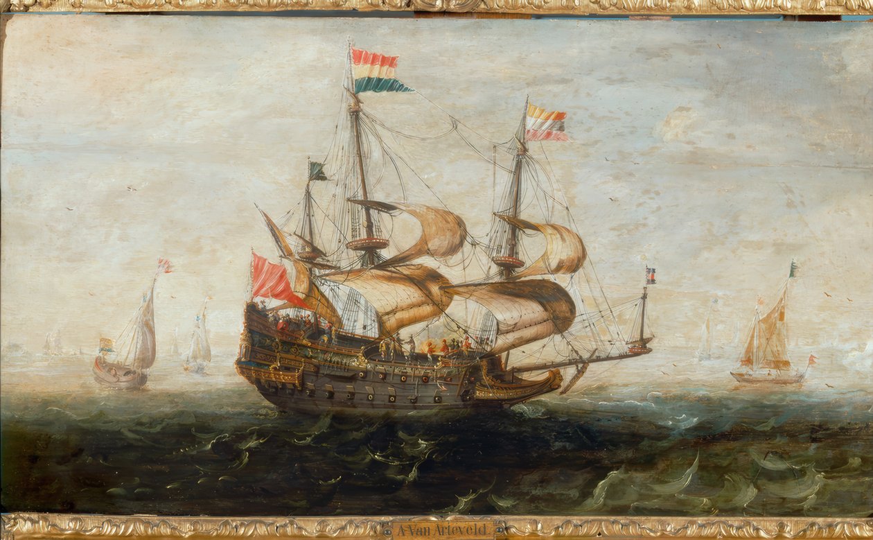 Holländisches Schiff tekijältä Andries van Eertvelt