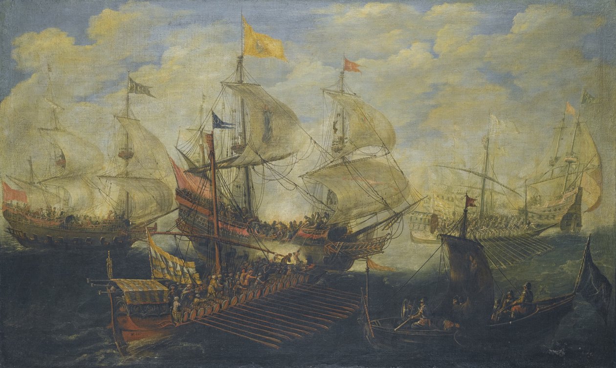Lepanton taistelu 7. lokakuuta 1571 tekijältä Andries van Eertvelt