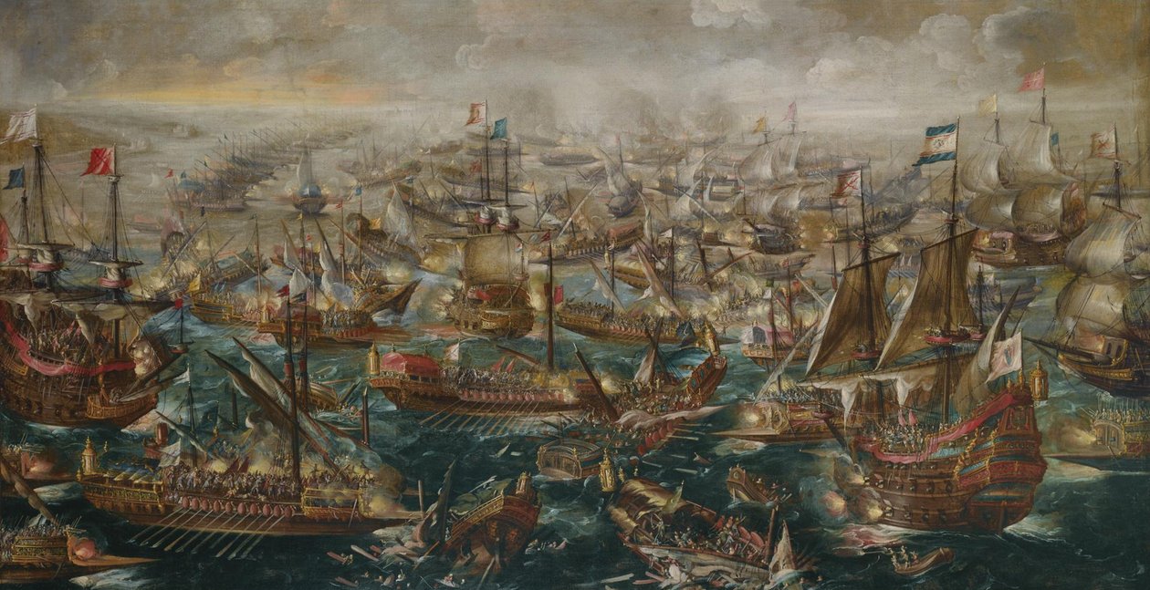 Lepanton taistelu 7. lokakuuta 1571, 1640 tekijältä Andries van Eertvelt