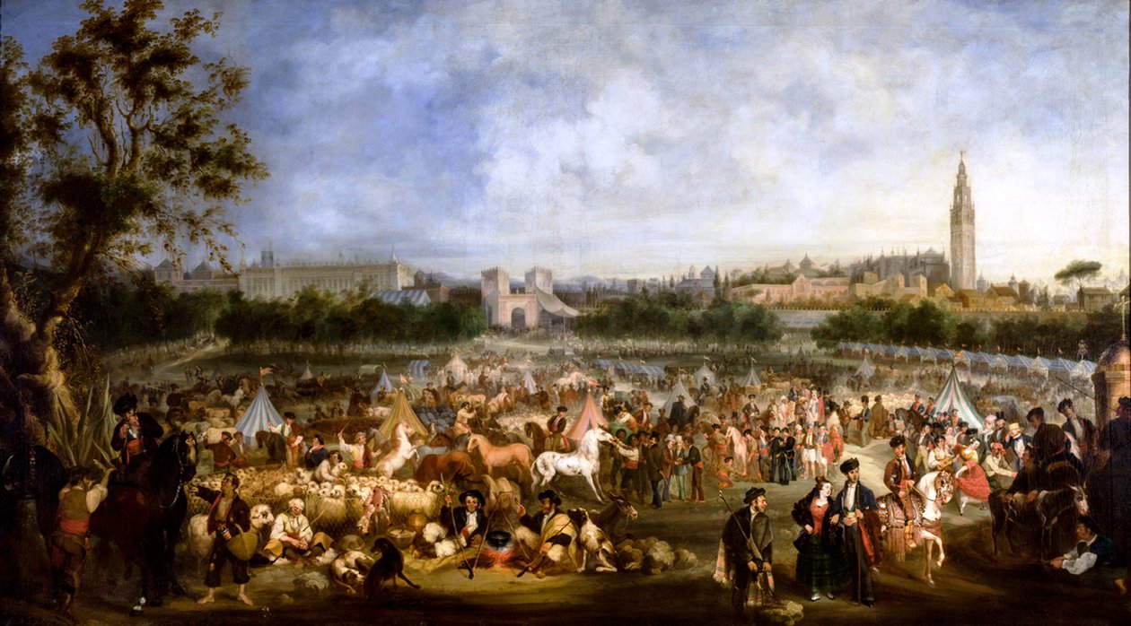 La Feria de Sevilla tekijältä Andrés Cortés y Aguilar