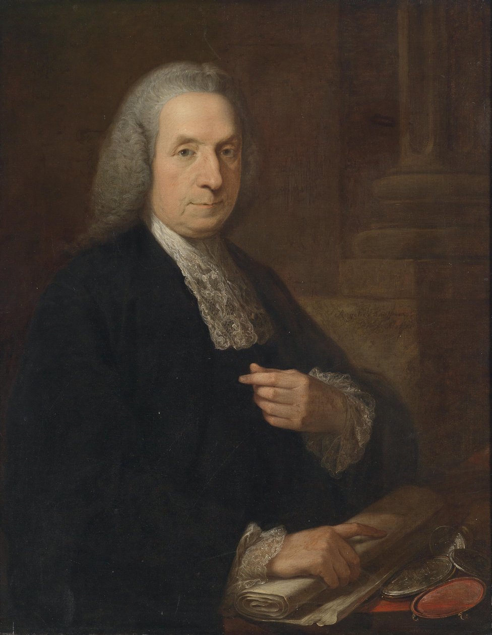 Bildnis des irischen Juristen und Politikers Philip Tisdall SL (1703–1777), tekijältä Angelica Kauffmann