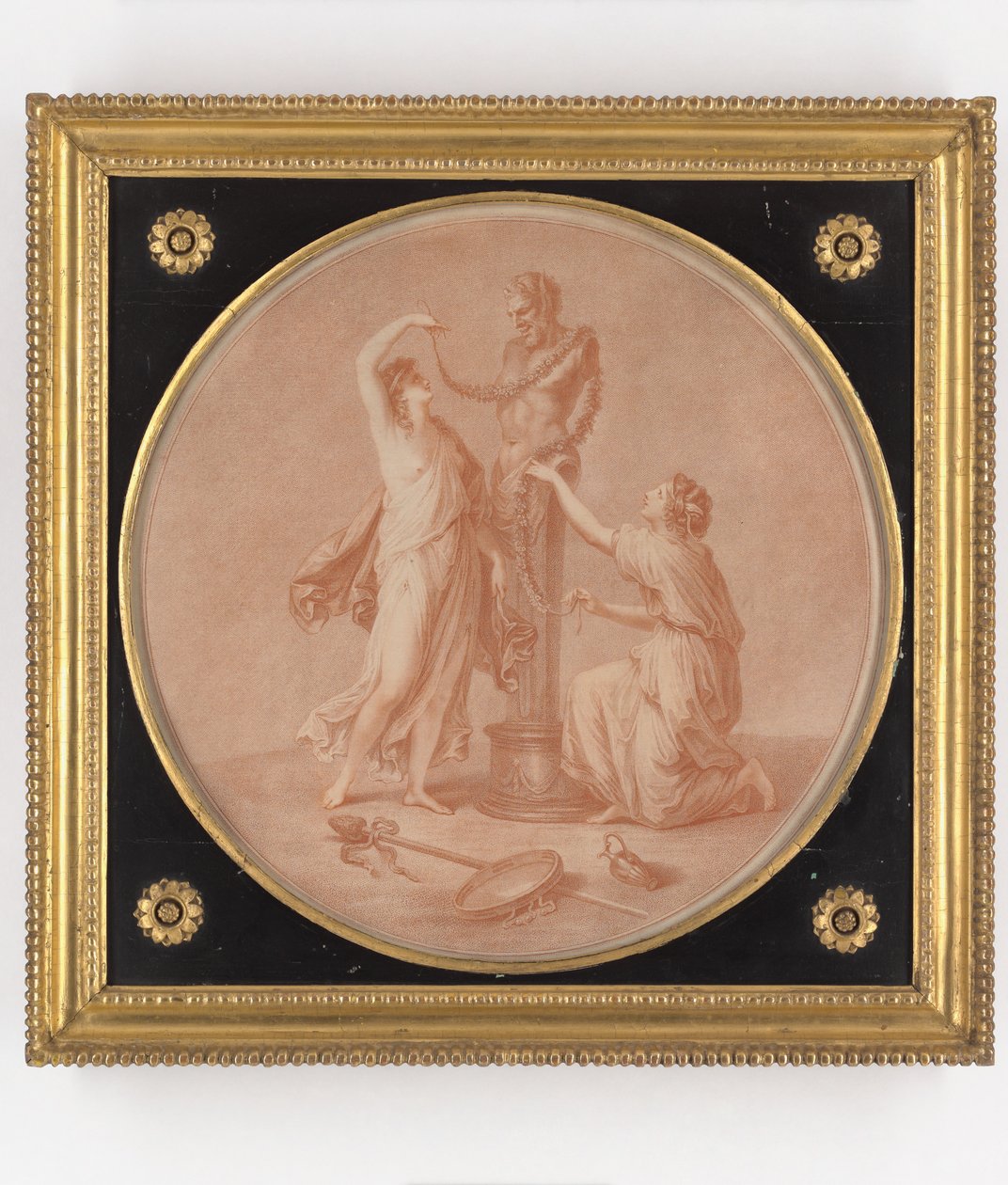 Uhri Panille, William Wynne Rylandin painatus, 1776 tekijältä Angelica Kauffmann